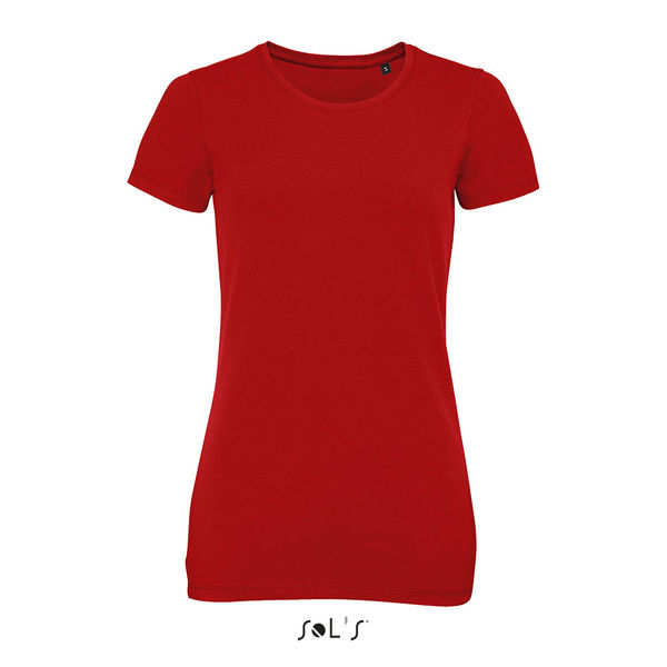Tee-shirt publicitaire col rond femme | Millenium Women Rouge