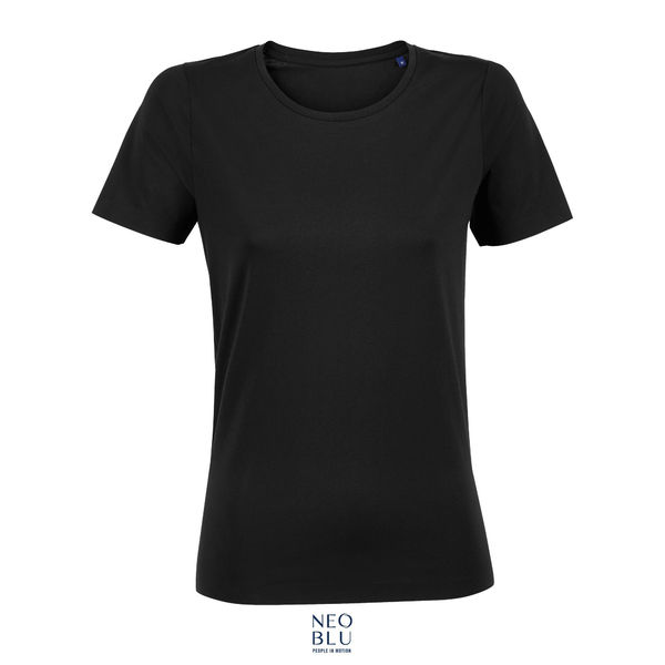 Tee-shirt personnalisable | Lucas Women Noir profond
