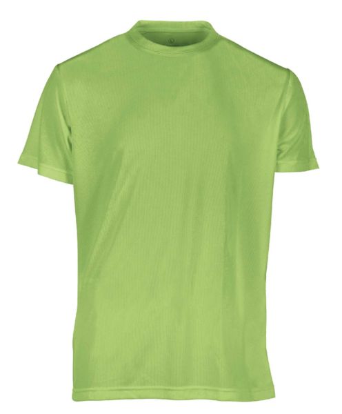 Tee-shirt respirant sans étiquette de marque homme publicitaire | No label sport tee-shirt men Fluorescent Green