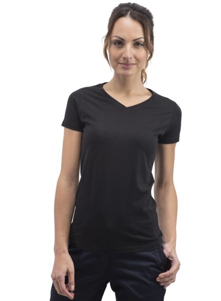 Tee-Shirts pub Ladies' no label V-neck t-shirt SE634