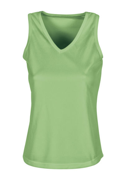 Débardeur Sport Personnalisé - Firstop Women Lime