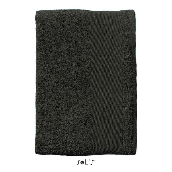 Serviette personnalisée de bain | Bayside 70 Gris foncé