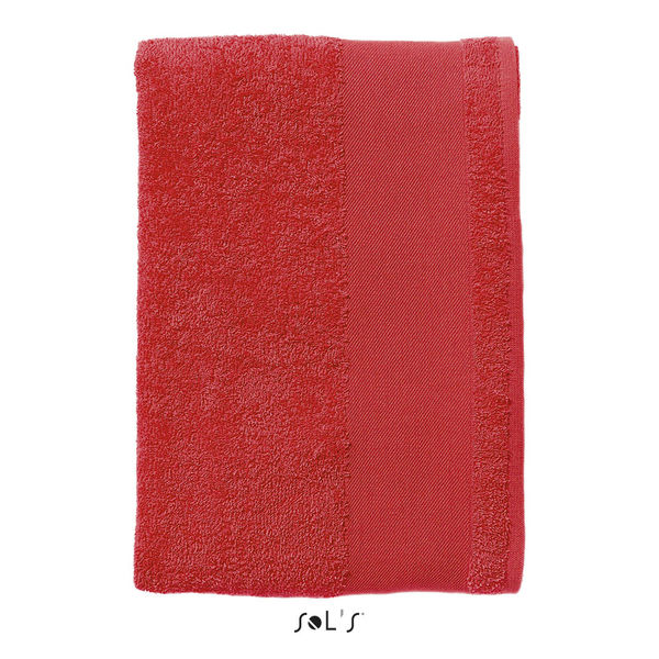 Serviette personnalisée de bain | Bayside 70 Rouge