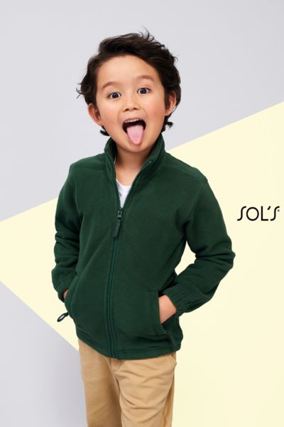 Veste publicitaire micropolaire zippée enfant | North Kids