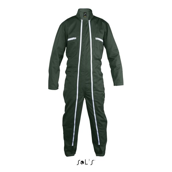 Combinaison publicitaire workwear double zip | Jupiter Pro Vert pro