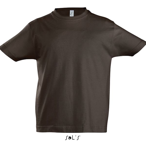 Tee-shirt personnalisé enfant col rond | Imperial Kids Chocolat