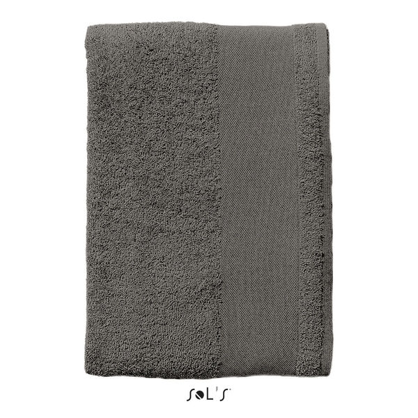 Serviette publicitaire de bain | Island 70 Gris foncé