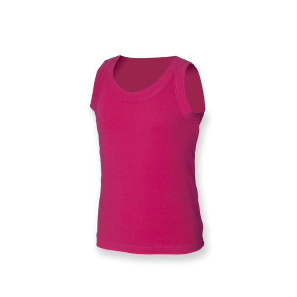 Textiles enfants marketing TANK VEST SM016 Fuchsia