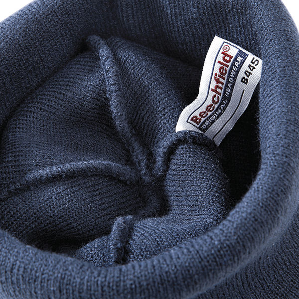 Bonnet beanie patch publicitaire | Mancora French Navy