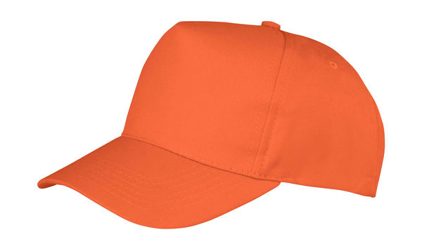 Casquette boston 5 panneaux publicitaire | Boston Orange