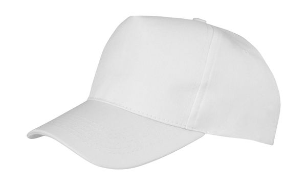 Casquette boston 5 panneaux publicitaire | Boston White