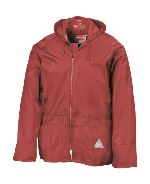 Combinaison publicitaire à capuche et manches raglan | Weatherguard™ Bad Weather Outfit Red