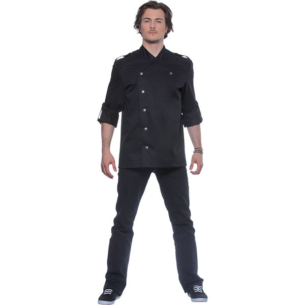 Blouse de Cuisine Personnalisée - Zare Noir