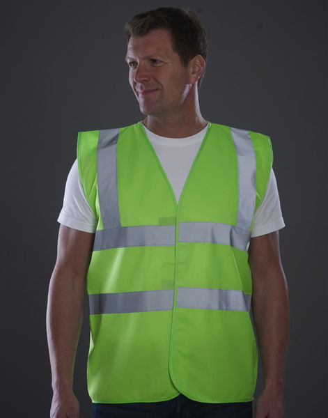 Veste personnalisé | Fluo Waistcoat Lime