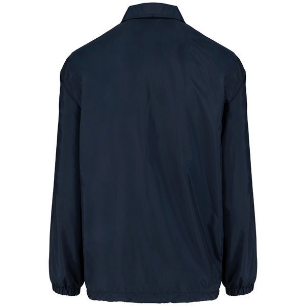 Veste personnalisée écoresponsable coupe-vent unisexe Navy Blue