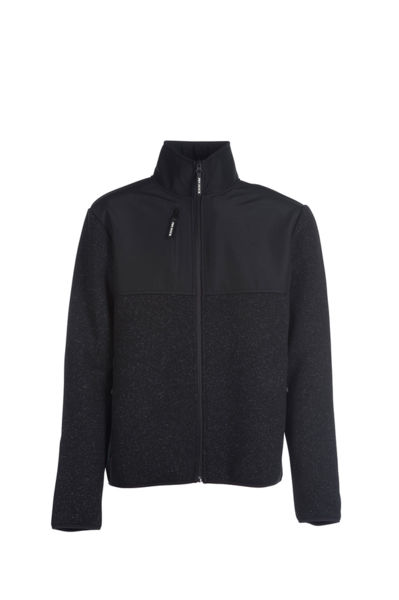 Veste polaire épaisse publicitaire | Portland Heather Black