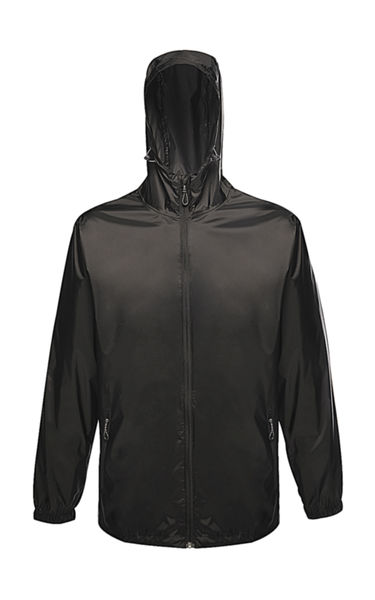 Veste publicitaire homme manches longues avec capuche | Pro Pack Jacket Black