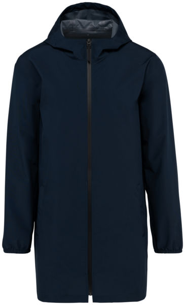 Veste col sherpa 100% cotoon bio unisexe publicitaire Navy Blue