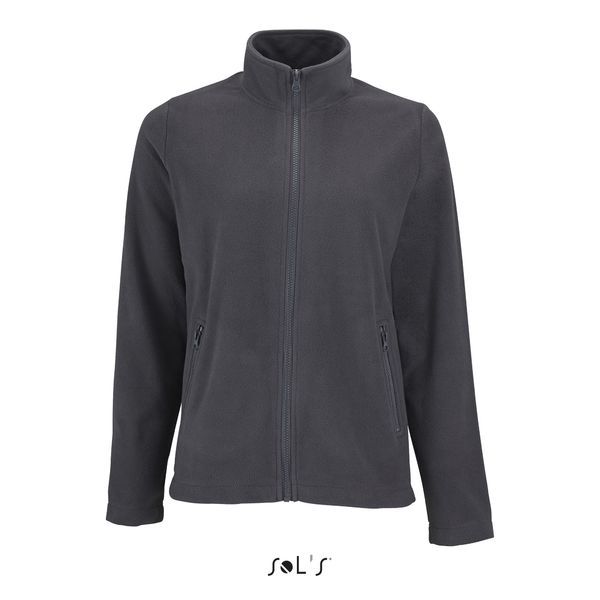 Veste publicitaire polaire femme zippée | Norman Women Anthracite