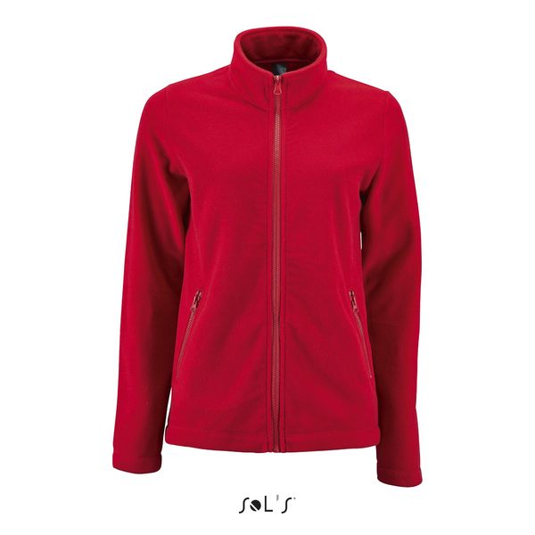 Veste publicitaire polaire femme zippée | Norman Women Rouge