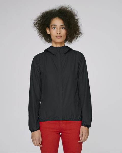 Veste légère capuche femme | Stella Winds Black