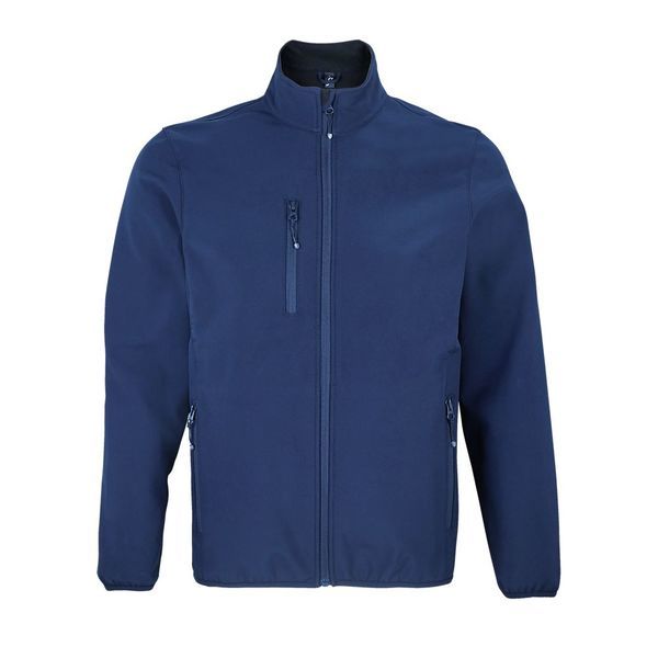 Softshell zippée éco sans manche femme publicitaire Bleu abysse
