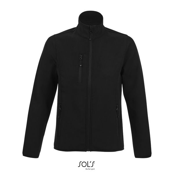 Veste zippée softshell personnalisée | Radian Women Noir