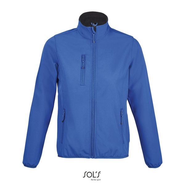 Veste zippée softshell personnalisée | Radian Women Royal