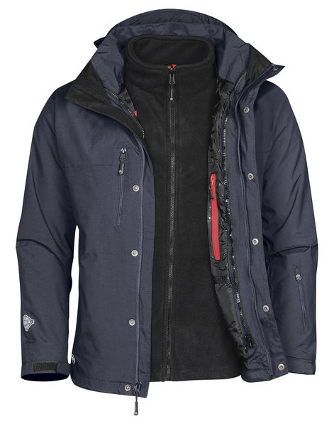 Veste personnalisée homme manches longues avec capuche | Mens Beaufort Navy