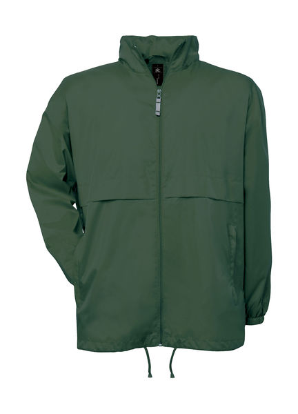 Veste publicitaire avec capuche | Air Windbreaker Bottle Green