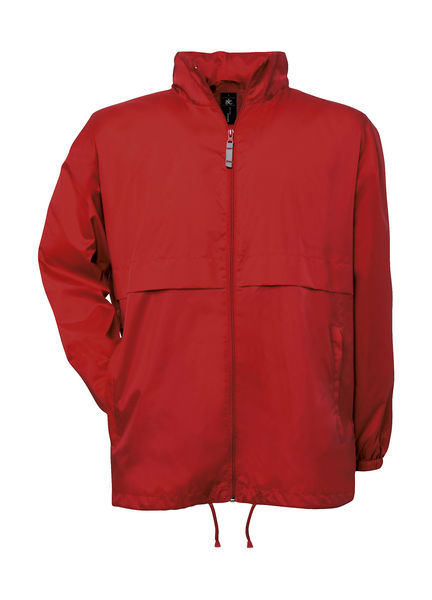 Veste publicitaire avec capuche | Air Windbreaker Red