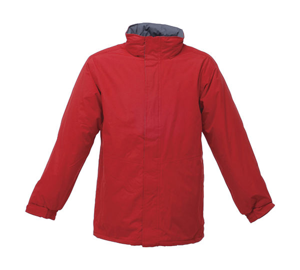 Veste personnalisée homme manches longues avec capuche | Beauford Insulated Classic Red