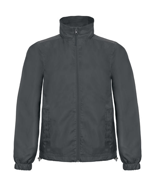 Coupe-vent doublé personnalisé | ID.601 Midseason Windbreaker Dark Grey