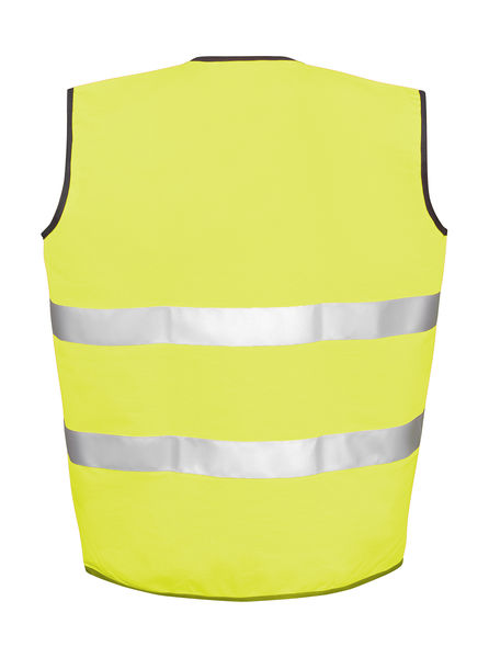 Veste de sécurité publicitaire unisexe sans manches | Safety Vest Fluorescent Yellow