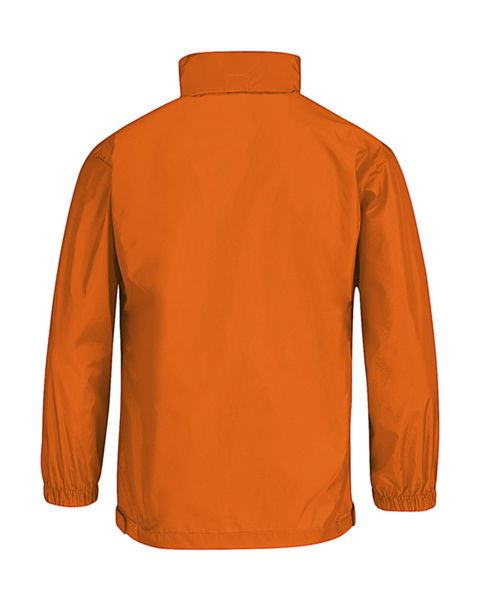 Veste personnalisée enfant avec capuche | Sirocco kids Windbreaker Orange