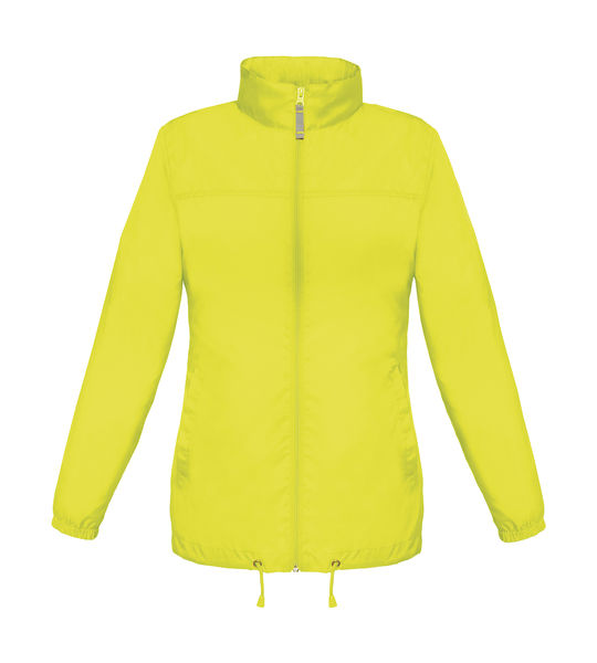 Coupe-vent femme sirocco publicitaire | Sirocco women Windbreaker Ultra Yellow