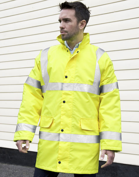 Parka high viz motorway publicitaire | Core High Viz Motorway Hi Viz Yellow