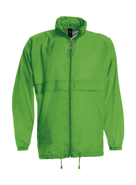 Veste personnalisée homme avec capuche | Sirocco Windbreaker Real Green