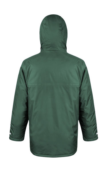 Veste chaude publicitaire avec capuche | Winter Parka Bottle Green