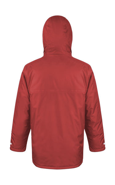 Veste chaude publicitaire avec capuche | Winter Parka Red