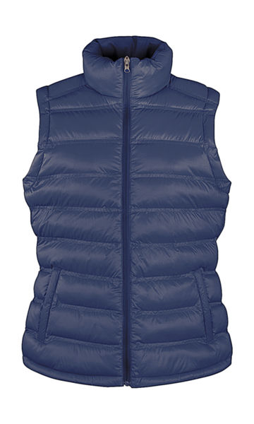 Bodywarmer publicitaire femme sans manches cintré | Ladies` Ice Bird Padded Navy