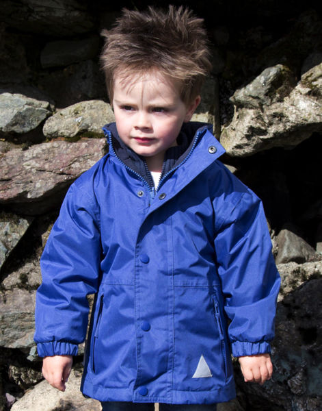 Veste publicitaire enfant manches longues avec capuche | Junior Reversible Stormproof