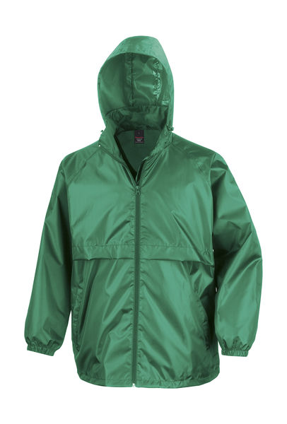 Veste publicitaire avec capuche | Adult Windcheater Emerald