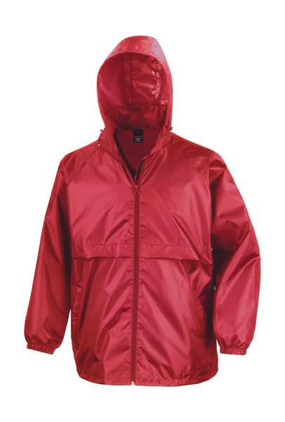 Veste publicitaire avec capuche | Adult Windcheater Red