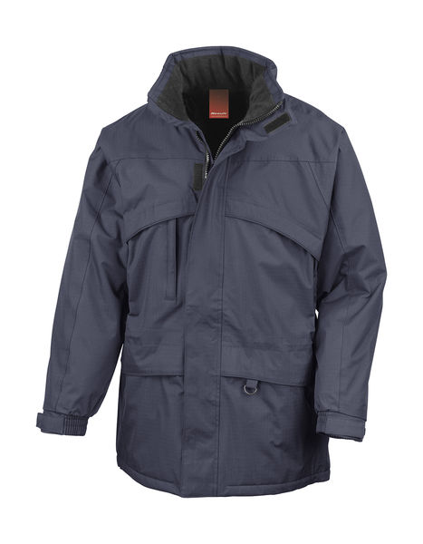 Veste chaude personnalisée avec capuche | Seneca Hi-Activity Navy