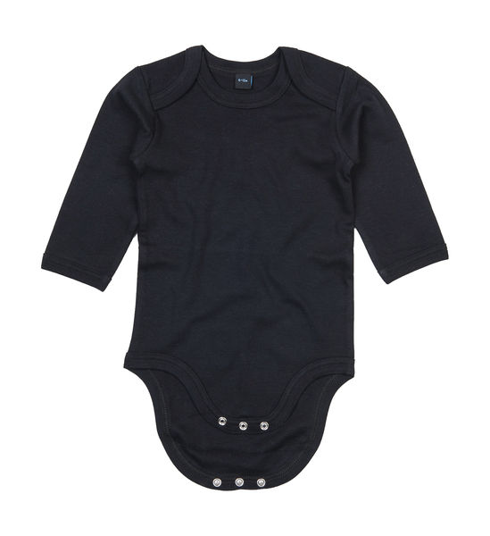 Body personnalisé bébés manches longues | Barbatus  Black
