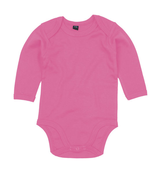 Body personnalisé bébés manches longues | Barbatus  Fuchsia