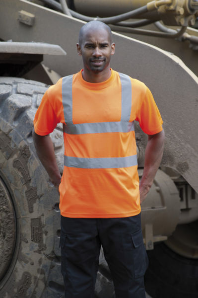 Vêtements de travail avec logo HIGH VISIBILITY T-SHIRT HV071