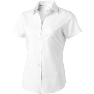 Chemise publicitaire manches courtes femme Manitoba Blanc