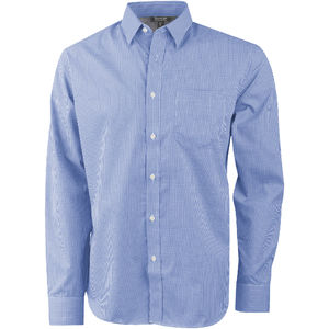 Chemise personnalisée manches longues Net Bleu